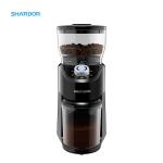 100W Portable Automatic Black Coffee Grinder 240g Conical Burr 2-12 Cups 14 Adjustable for sale