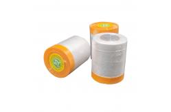 China Temporary Floor Masking Paper Film Spray Paint Shielding Protective Film supplier