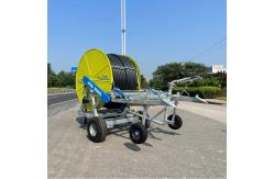 China Pumping Irrigation Hose Reel Sprinkler 400m PE Pipe For Farmland supplier