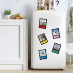 Custom Size Magnetic Photo Pocket Black With Dry Erase Label