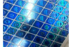 China Permanent Glossy Waterproof Holographic Security Stickers With Multicolor supplier
