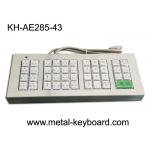 Customized 43 Buttons Metal Kiosk Keyboard, Stainless Steel Vandal Resistant Dust Proof for sale