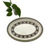 16 Durable Restaurant Melamine Soup Plate Deep Oval Shape FDA for sale