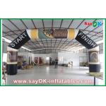 Custom Inflatable Arch Huge Advertising Inflatable Arch , Oxford Cloth Inflatable Finishing Line Arch for sale