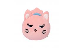 China Washable 15cm Fold Plush Eye Mask Bag For Travel supplier