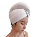 Single Layer Twisty Turban Hair Towel 100% Cotton Hair Drying Towel Hat for sale