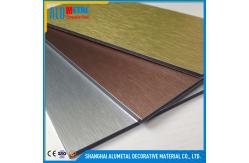 China 6mm PVDF Aluminum Composite Panel AA5005 For Prefabricated Buildings supplier