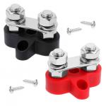 2PCS 12V 200A M8 Dual Stud RV Power Distribution Block 1.77W X 1.3H for sale