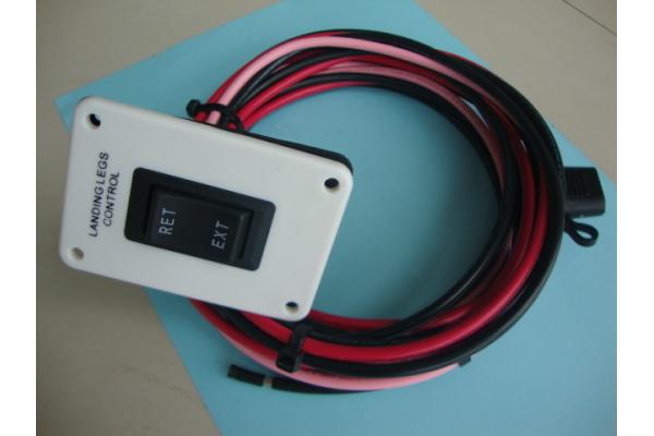 White AC Electric Power Switch Button With Extension Lead For Industrial / Commercial