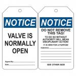 Plastic Safety Tag Polyester Rectangle Double Side Printed Safety Tag for sale