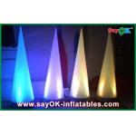 Led Cone Inflatable Lighting Decoration Color Changed With Controller for sale