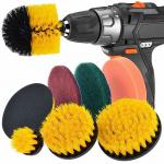 Polypropylene Power Drill Scrubber Brush Set Electric Drill Cleaning Brush Tools 420g for sale