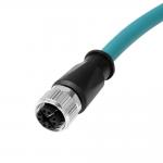 Alvin's Cables M12 X-Code 8 Pin Female to RJ45 Ethernet Cable Cat6a High-Flex Shielded for Cognex Keyence Basler Industrial Automation Fieldbus Module 6.56ft/2m,Green for sale