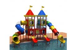 China Children Playground Water Slide Outdoor LLDPE Plastic Commercial Pool Slides supplier