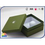 Specialty Paper Rigid Shoulder Gift Box Silver Foil Hot Stamping for sale