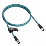 Alvin's Cables M12 A-Code 8 Pin Male to 8 Pin Female Cat6a High-Flex Shielded Sensor Actuator Cable for Cognex Industrial Camera 9.8ft, Green for sale