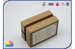 China Brown Customized Rigid Shoulder Box For Special Gift Soap supplier