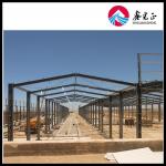 Custom Steel Structure Workshop with Angle Steel Knee Brace for sale