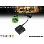 Long wire LED Mining Lamps With 1500mA 3.7V Lithium Battery , Impact Resistant Headlamp for sale