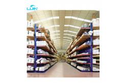 China Double Side Metal Lumber Cantilever Steel Rack Warehouse Storage System supplier