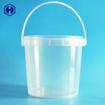 Customize Printing IML Bucket In Mold Labeling Round Plastic Container for sale