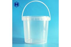 China Customize Printing IML Bucket In Mold Labeling Round Plastic Container supplier