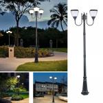 Waterproof Ip65 Landscape Solar Street Lighting Garden Pole Lamp Outdoor for sale