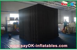 China Inflatable Party Tent Party PVC Round Inflatable Photo Booth Enclosure , No Led Light supplier