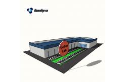 China Q355 Metal Frame Structure Prefab Garage Workshop Shop Buildings supplier