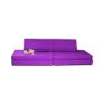 Open Ended Triangle Playful 6 Piece Modular Sectional Couch For Playroom