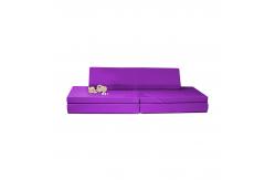 China Open Ended Triangle Playful 6 Piece Modular Sectional Couch For Playroom supplier