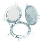 Customizable Storm Cover Hinges Round Marine Windows Side Scuttle Side Hole for sale