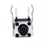 6x6 DIP Tact Switch , Vertical Tactile Key Switch With Bracket