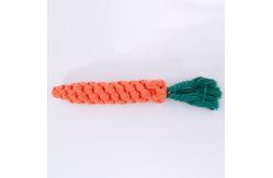 China Carrot Shape Durable Dog Toys , Interactive Puppy Chew Toys 23 * 2 . 5CM supplier