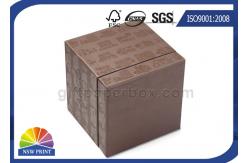 China Soy Ink Printing Chipboard Box Packaging Front Window 3-Piece Rigid Gift Box supplier