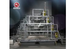 China Egg Collection Broiler Baby Chick Cage With Feeding System supplier