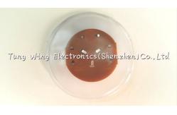 China Waterproof  Round Flashing LED Module for Kid 's Clothing , Shoes, Pillow supplier