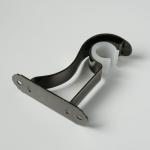 Ceiling Mount Metal 19Mm 22Mm 25mm Curtain Rod Brackets for sale
