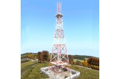 China Microwave Radio Antenna Lattice Tower Angle Steel Mast 60m supplier