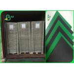 1.2mm Green / Black Colored Moistureproof Cardboard Sheets For Lever Arch File for sale
