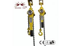 China 1.5M Lifting HSHX G80 Chain Lever Hoist 0.75 Ton Eco Friendly supplier