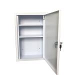 Metal First Aid Wall Mounted Cabinet With Two Removable Shelves