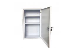 China Metal First Aid Wall Mounted Cabinet With Two Removable Shelves supplier