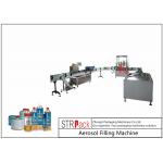 Rotary Automatic Aerosol Gas Filling Machine Capacity 3600CPH For Butane Gas for sale