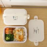 Plastic Lunch Containers With 3 Compartments Dividers Lids for sale