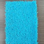 25mm pile height 10000 Dtex Anti Static Sports Artificial Grass With Blue Surface and Customizable backing and coating for sale