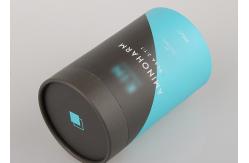 China Customized Plastic - Paper Composite Cans / Bottle Food Grade With Screw Cap supplier
