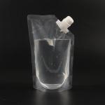 Customized Hot Selling 50ml/250ml Transparent Energy Liquid Stand Up Pouch With Spout Drink Pouch With Spout Packaging for sale