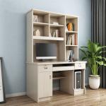 1.2m Writing Study Table Modern Pc Wood Grain Color With Bookcase for sale