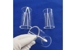 China High Transmittance Polished Quartz Glass Fire Pipe Semiconductor Protect Heat Resistant supplier